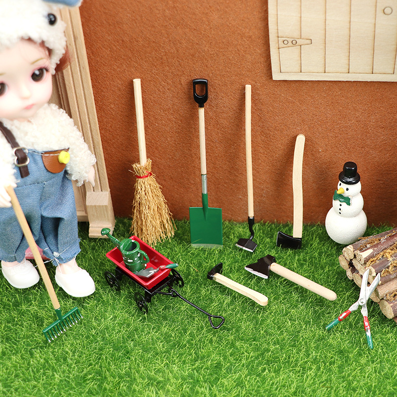 Gardening Tools For 10 Year Olds - 1:12 Miniature Garden Tool Set Ax