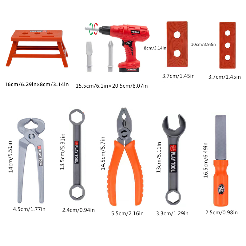 38pcs/39PCS/42PCS Toy Tool Box - Gardening Tools For 10 Year Olds ulasan dan harga