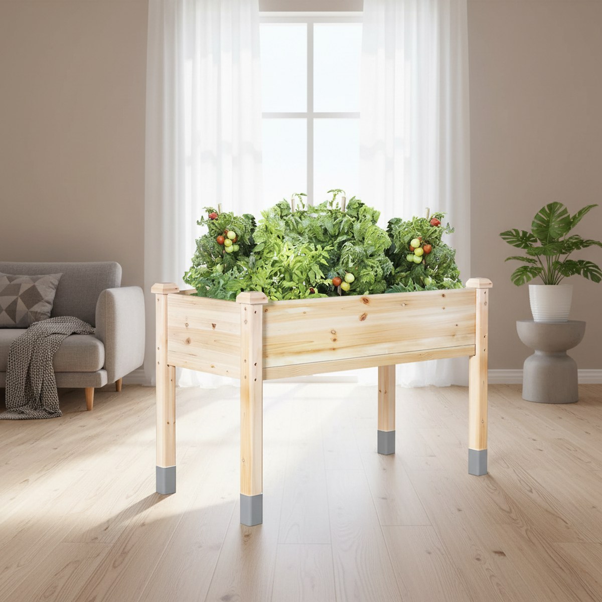 Large Wooden Raised Planter Bo - Raised Bed Planter Box ulasan dan harga
