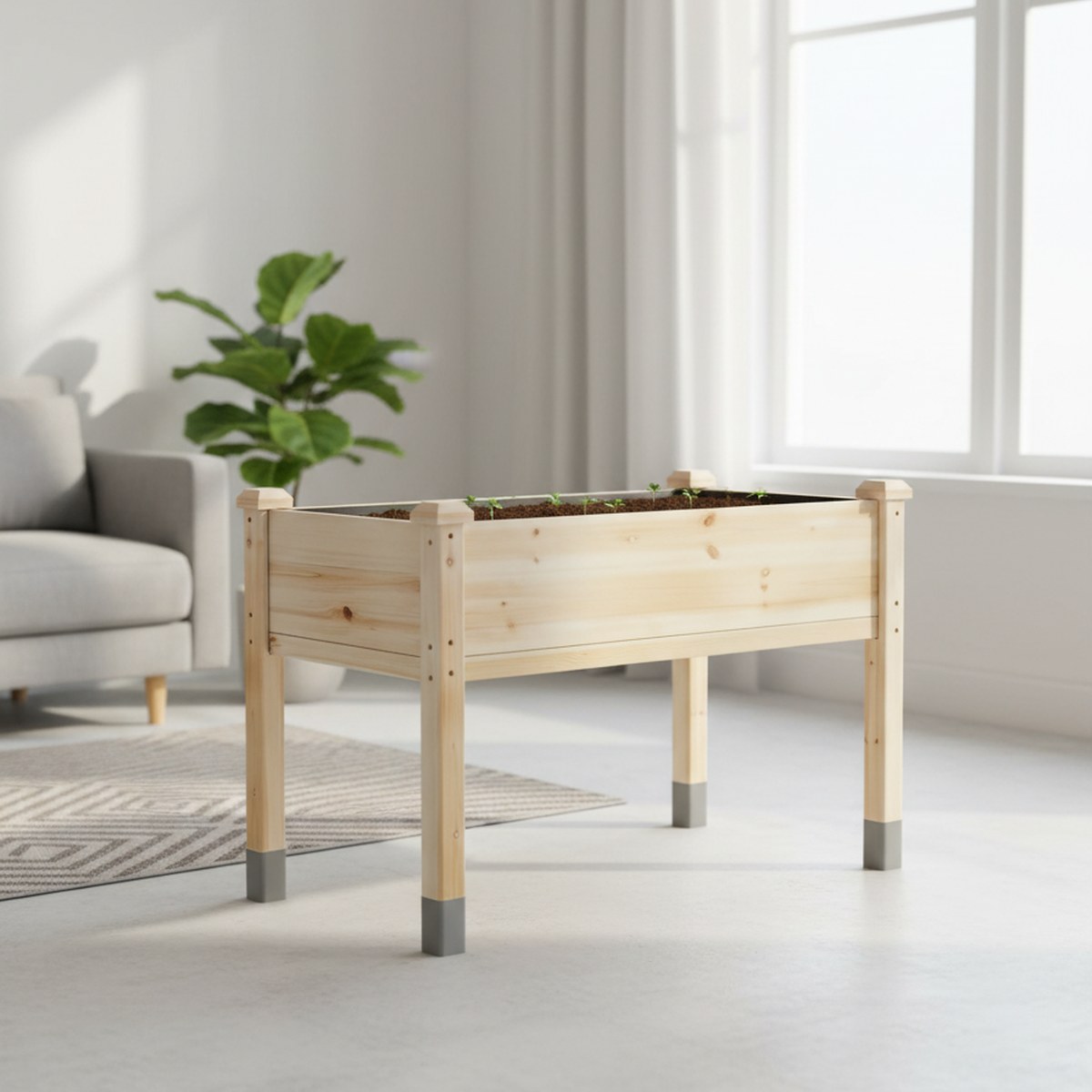 Large Wooden Raised Planter Bo - Raised Bed Planter Box ulasan dan harga