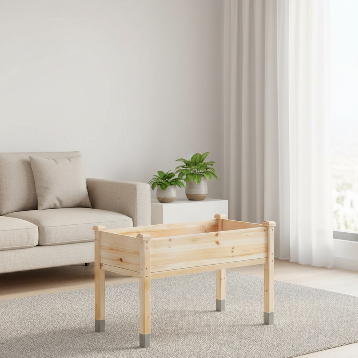Large Wooden Raised Planter Bo - Raised Bed Planter Box ulasan dan harga