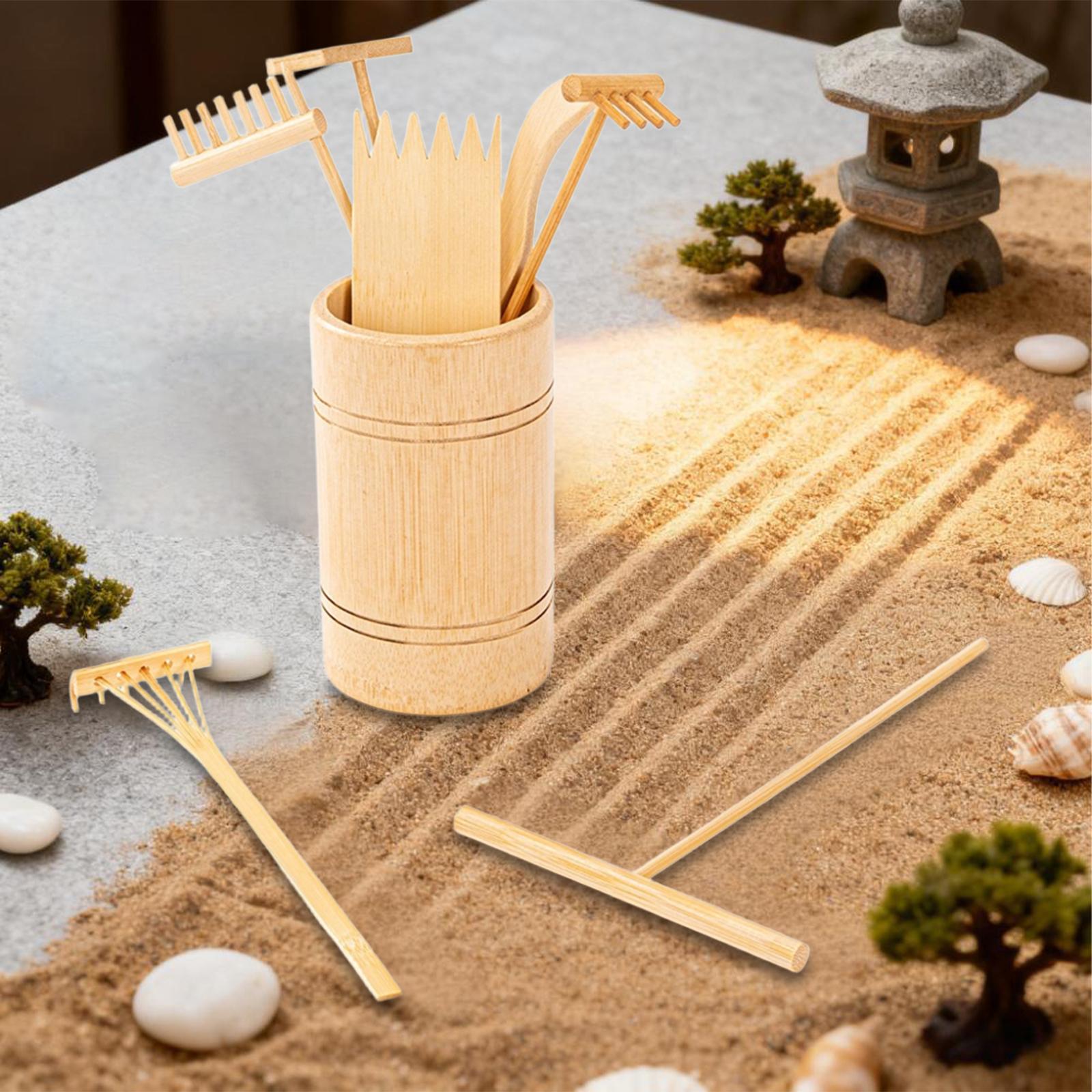 8 Pieces Mini Zen Sand Rake Cr - Zen Gardening Tools ulasan dan harga