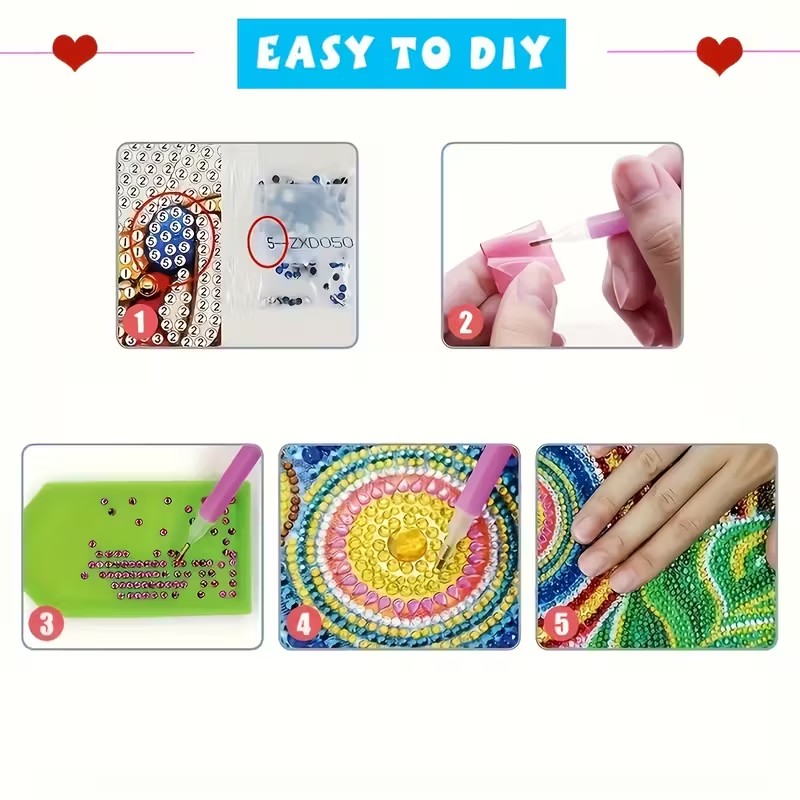6 Pieces/Kit DIY Diamond Paint - Gardening Tools Diy ulasan dan harga