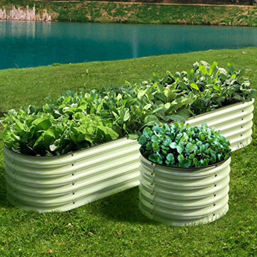 Outdoor modular galvanized ste - Raised Bed Planter Box ulasan dan harga