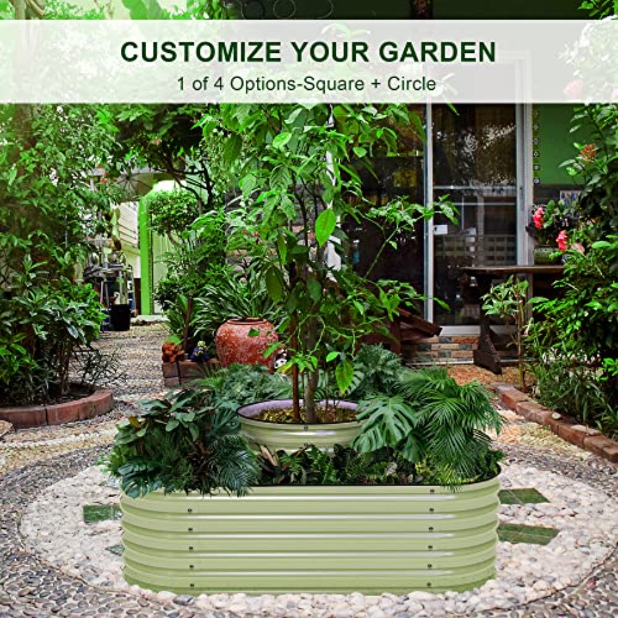Outdoor modular galvanized ste - Raised Bed Planter Box ulasan dan harga