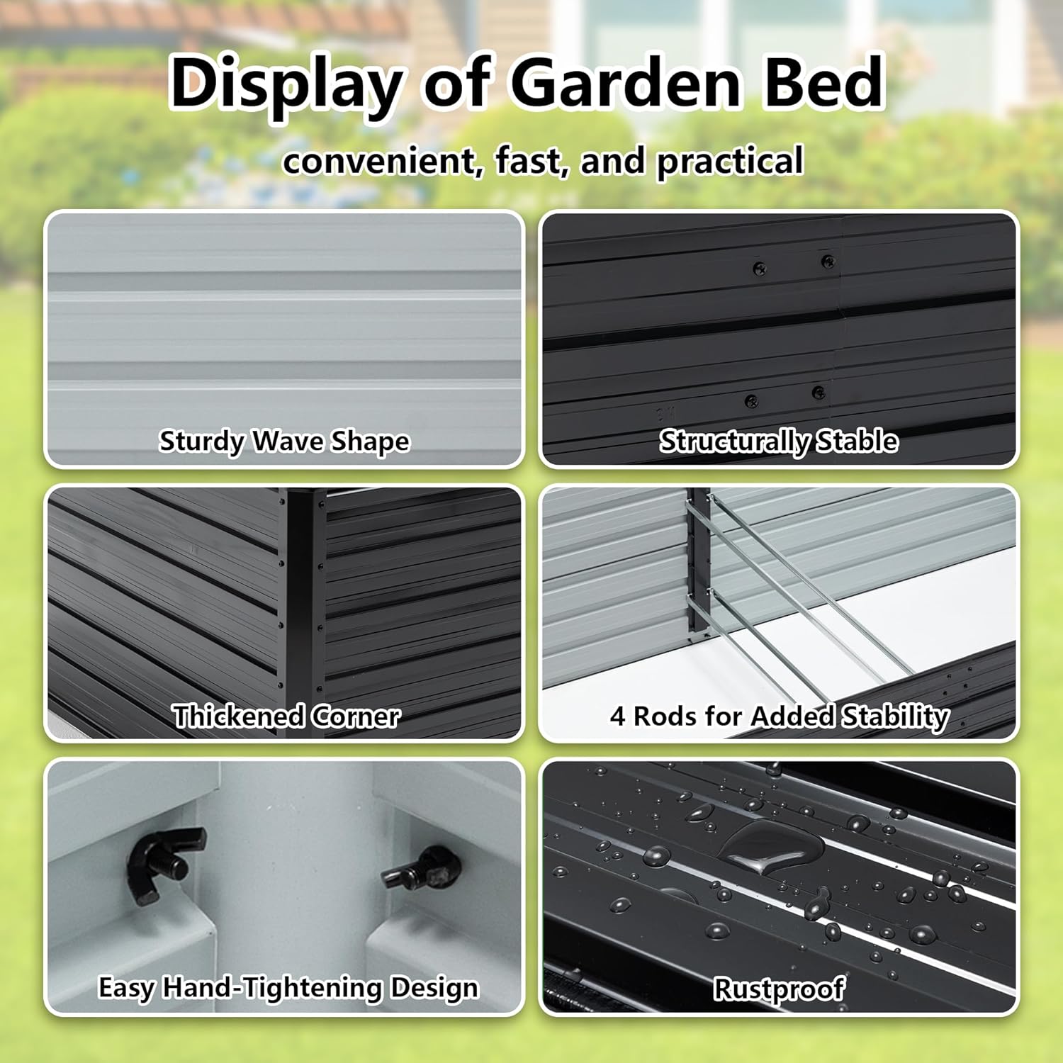 Galvanized Raised Garden Bed 8 - Raised Bed Planter Box ulasan dan harga