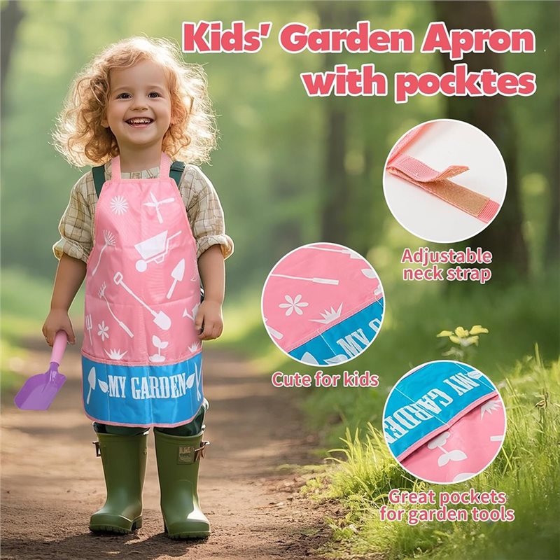 Superior-Kids Pink Gardening T - Gardening Tools Kit For Kids ulasan dan harga