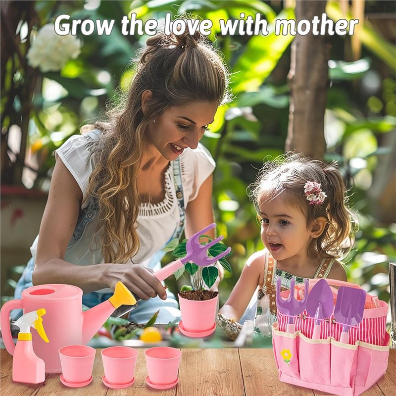 Superior-Kids Pink Gardening T - Gardening Tools Kit For Kids ulasan dan harga