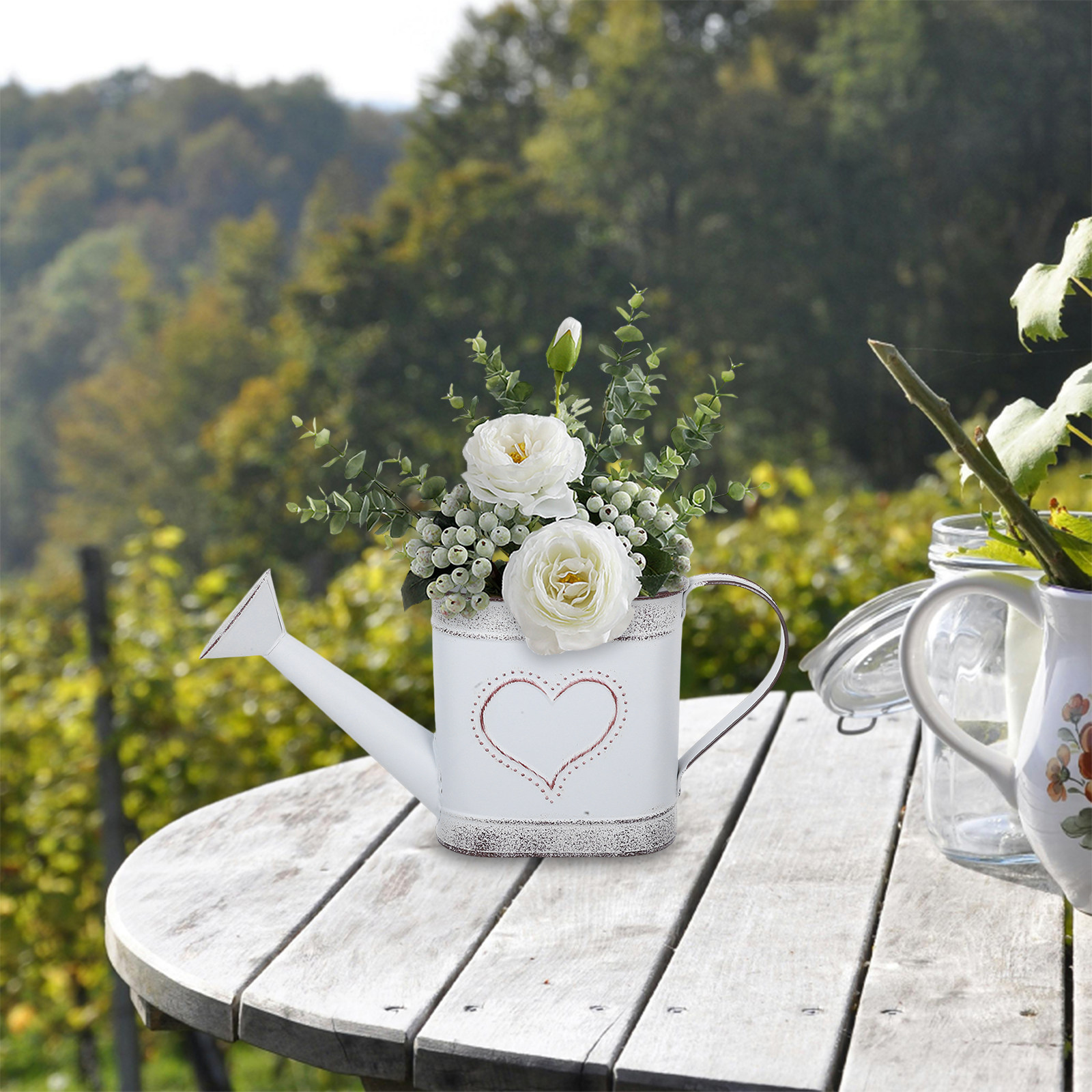 Vintage Iron Flowerpot Waterin - Gardening Tools Photo ulasan dan harga