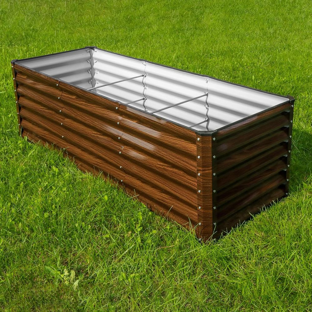 2-Pack 6x2x2T Galvanized Raise - Raised Bed Planter Box ulasan dan harga