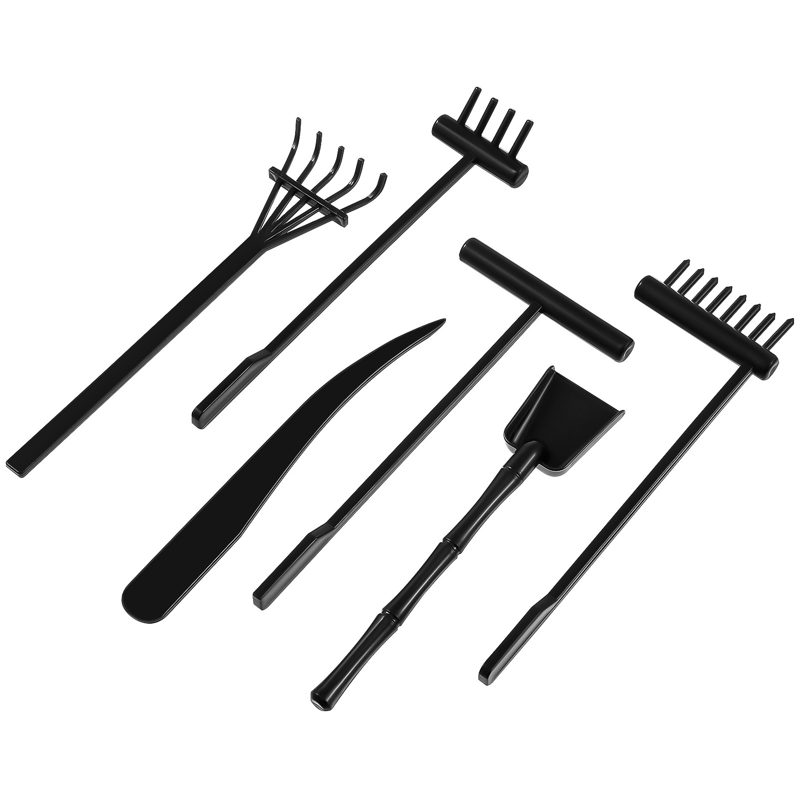 6Pcs Zen Garden Rake Set Mini  - Zen Gardening Tools ulasan dan harga