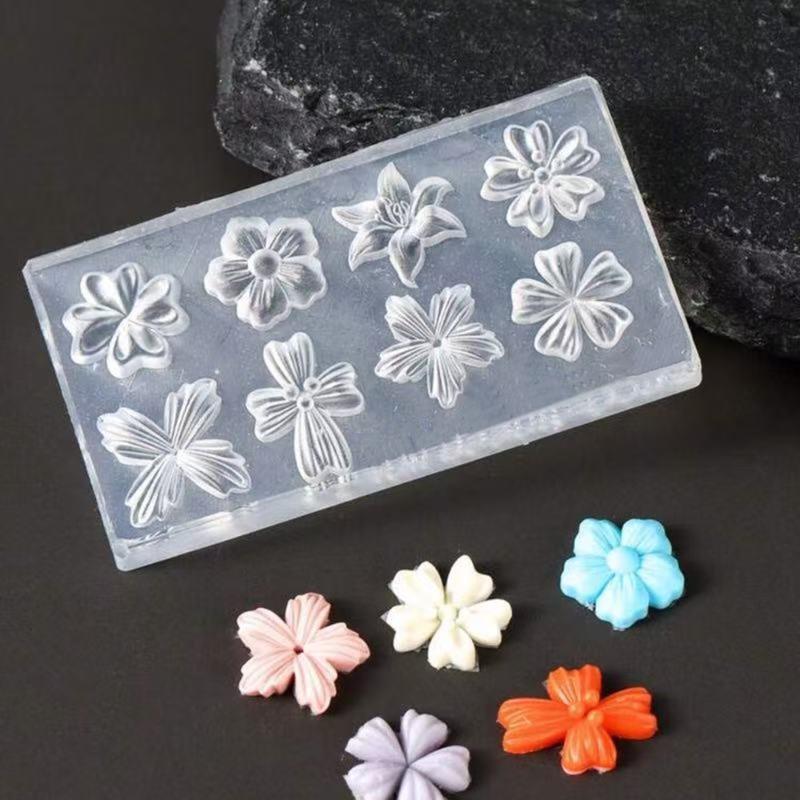 New Flower Nail Art Mold 3D Si - Gardening Tools Diy ulasan dan harga
