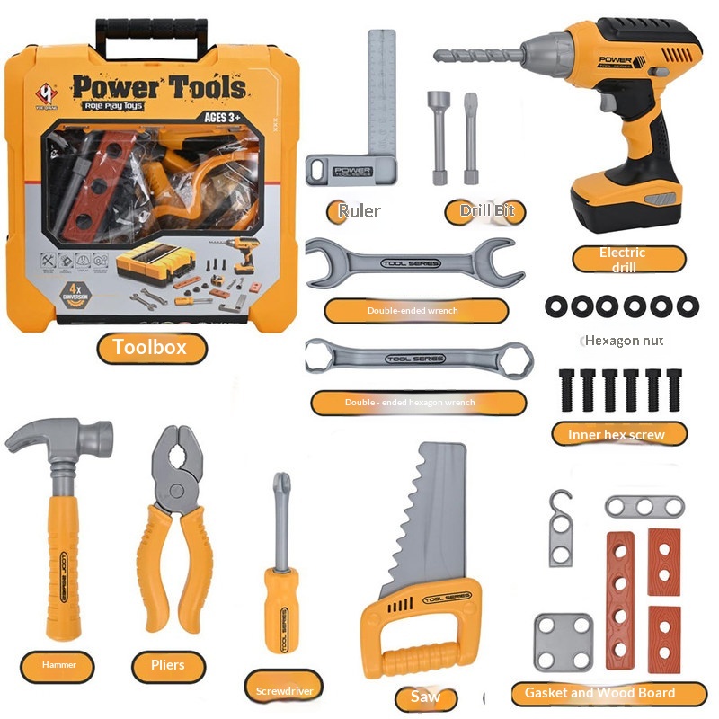 Power Tool Set Pretend Play Co - Gardening Tools Kit For Kids ulasan dan harga