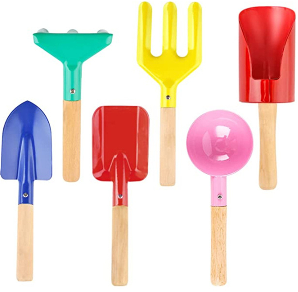Colorful 6pcs Multifunctional  - Gardening Tools Kit For Kids ulasan dan harga