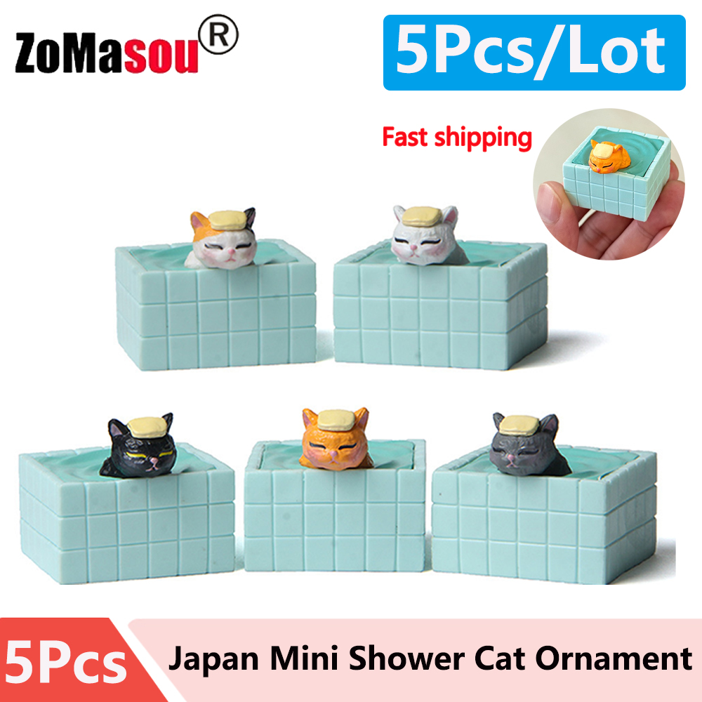 Mini Shower Cat Ornament Minia - Gardening Tools For 10 Year Olds ulasan dan harga