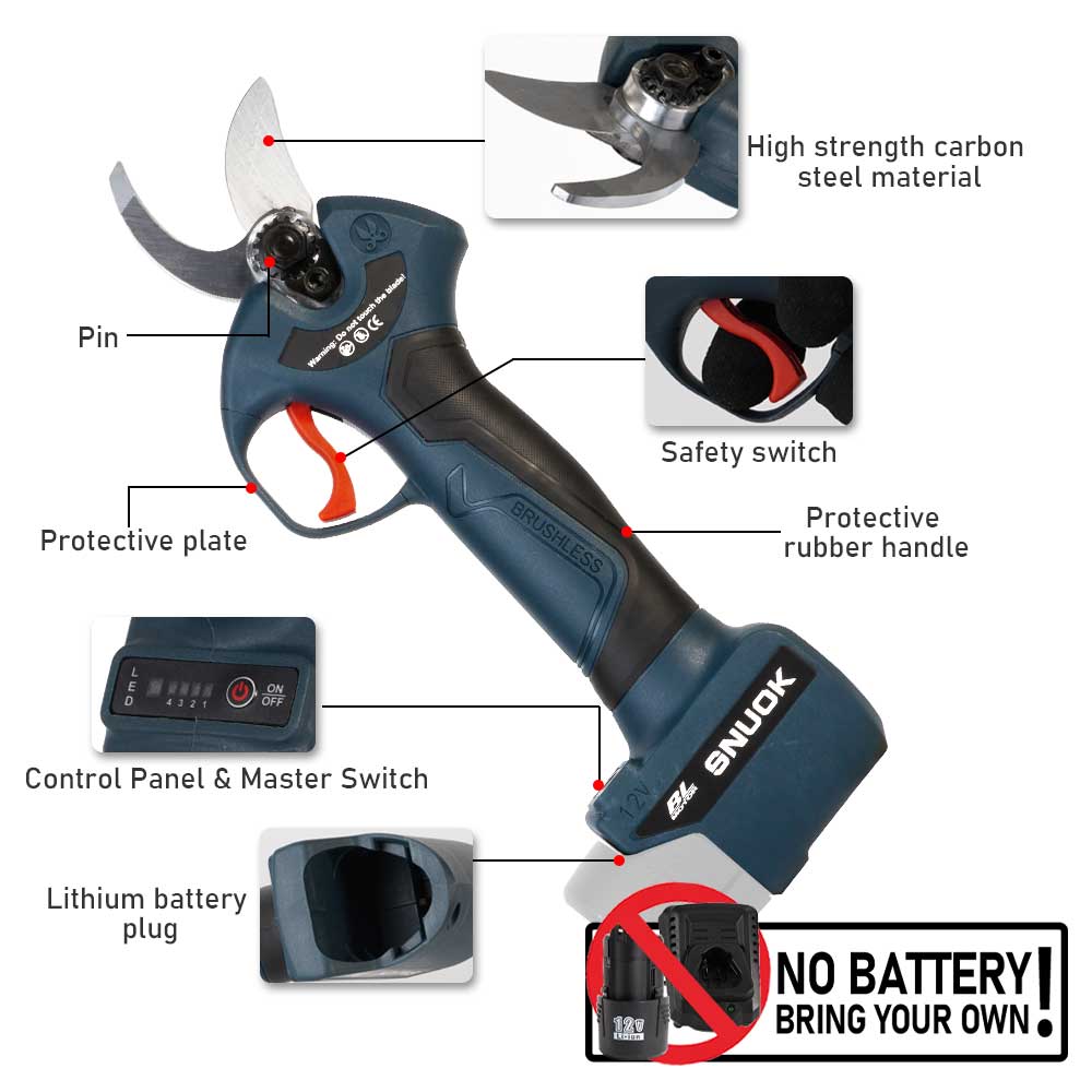 SNUOK 12V Brushless Electric P - Gardening Tools Diy ulasan dan harga