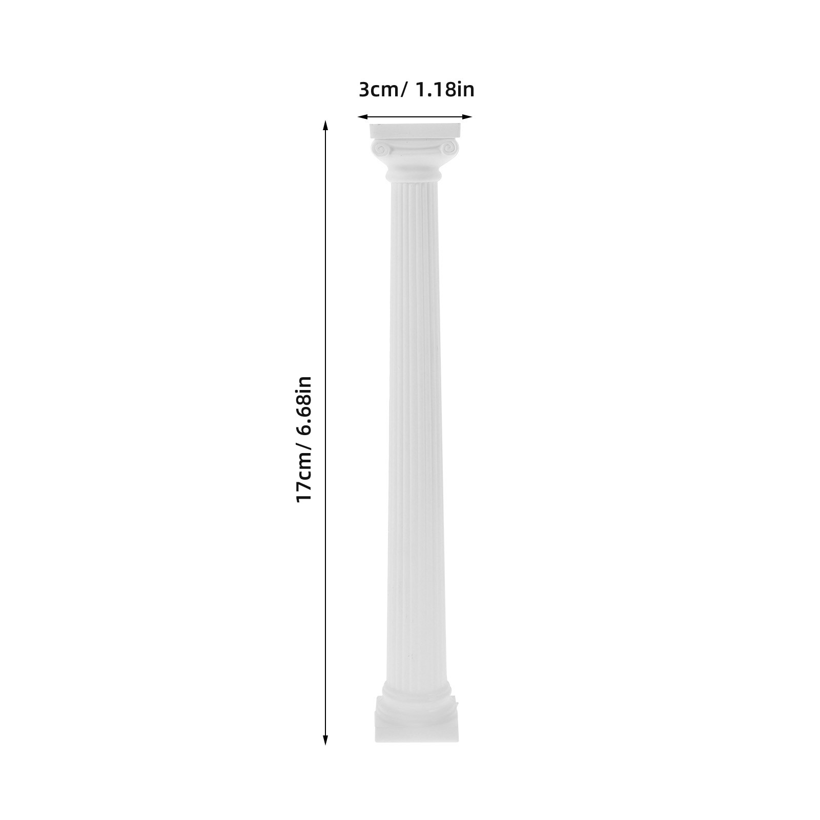 6Pcs Roman Pillar Statue Plast - Gardening Tools Photo ulasan dan harga