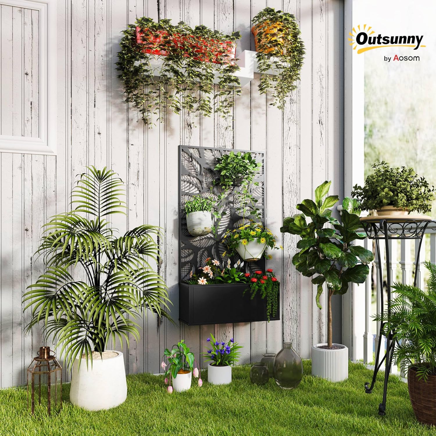 Metal Raised Garden Bed with T - Raised Bed Planter Box ulasan dan harga