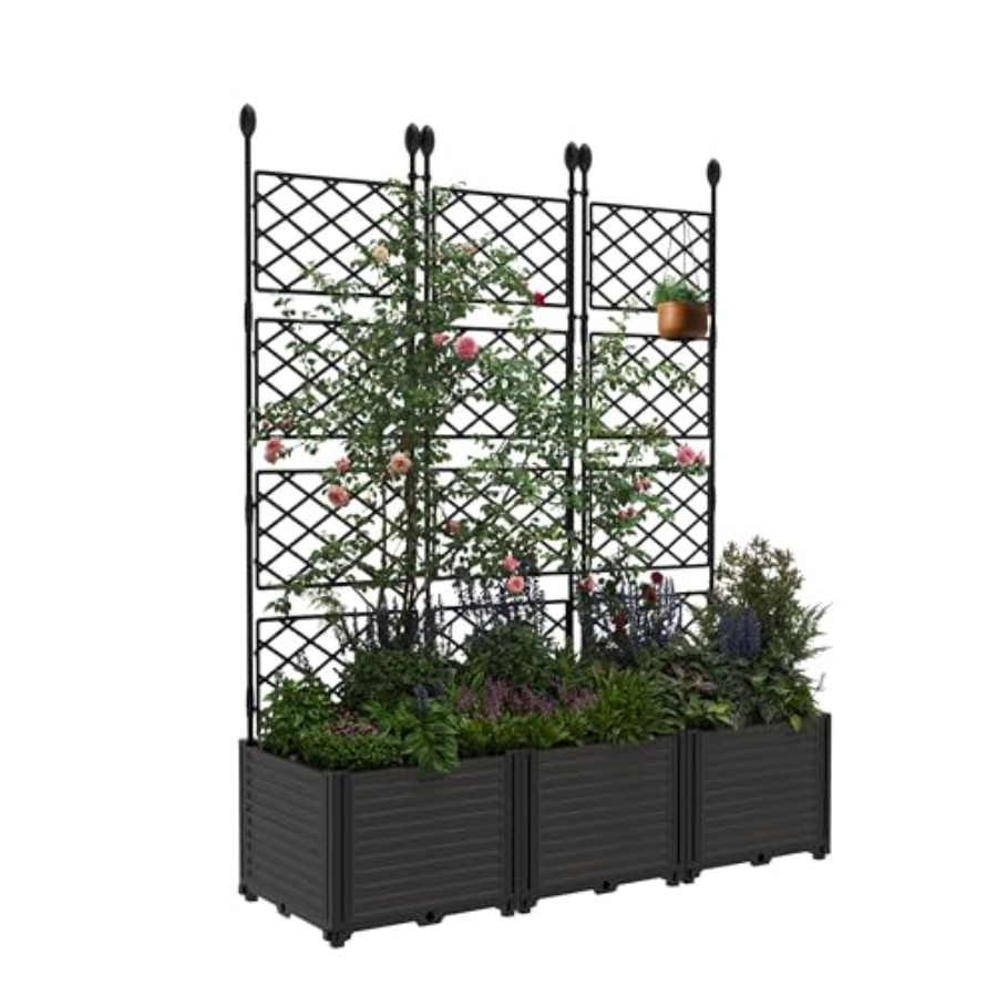 3PCS Modular Raised Garden Bed - Raised Bed Planter Box ulasan dan harga