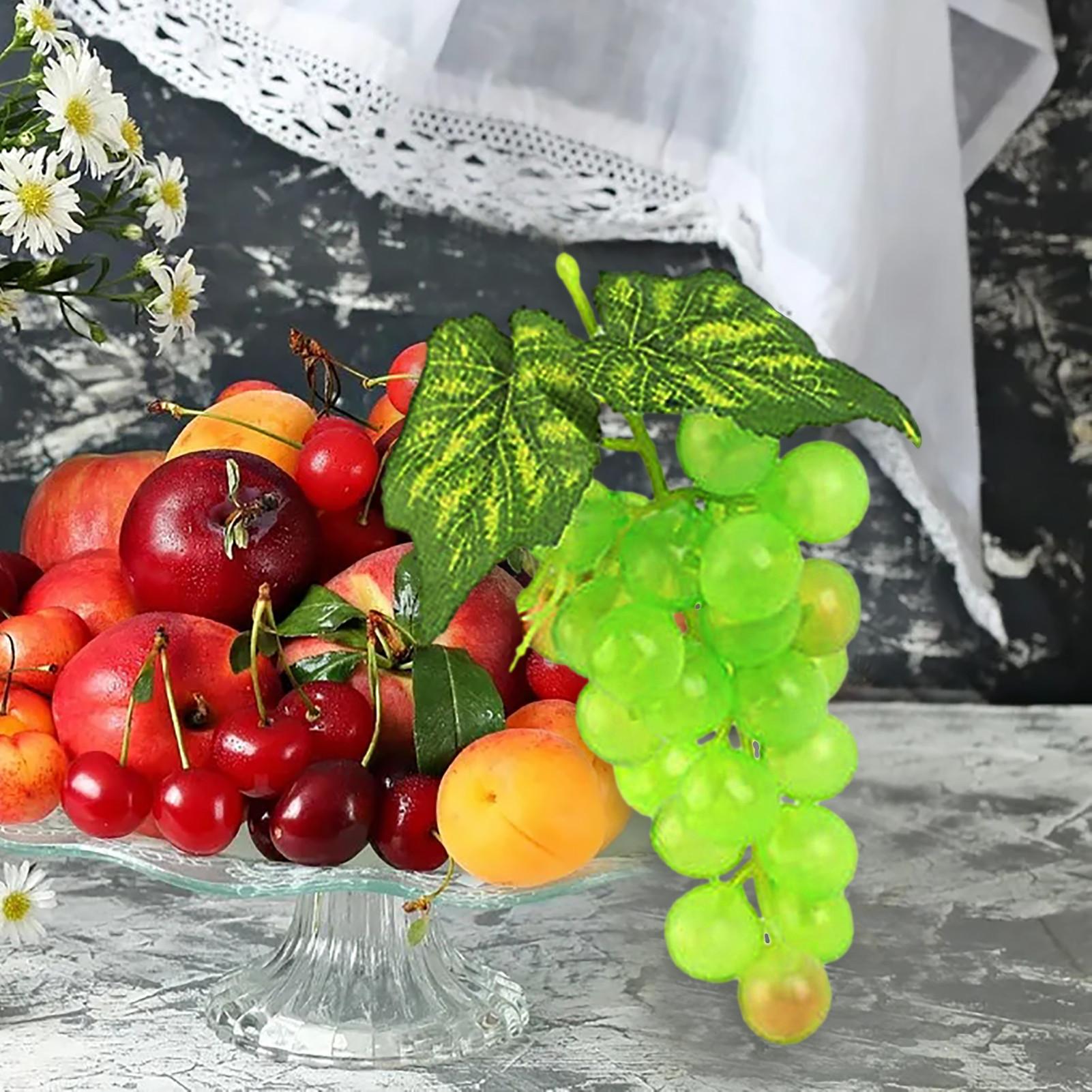 Fake Grapes Bunches Ornament 1 - Gardening Tools Photo ulasan dan harga
