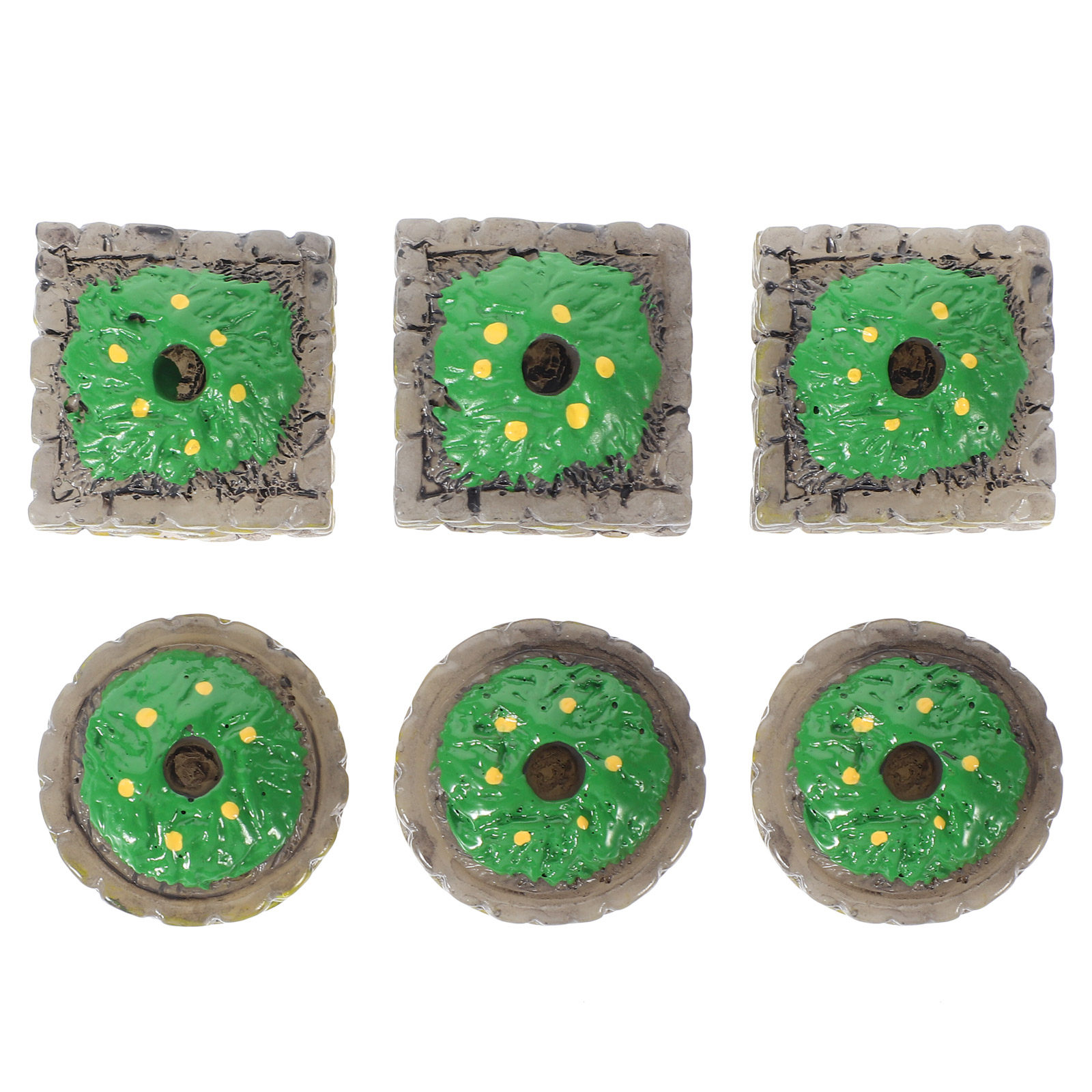 6Pcs Resin Parterre Flower Bed - Gardening Tools Photo ulasan dan harga