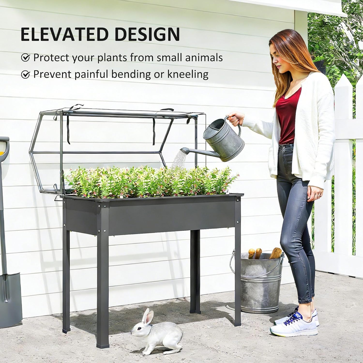 Raised Garden Bed with Greenho - Raised Bed Planter Box ulasan dan harga